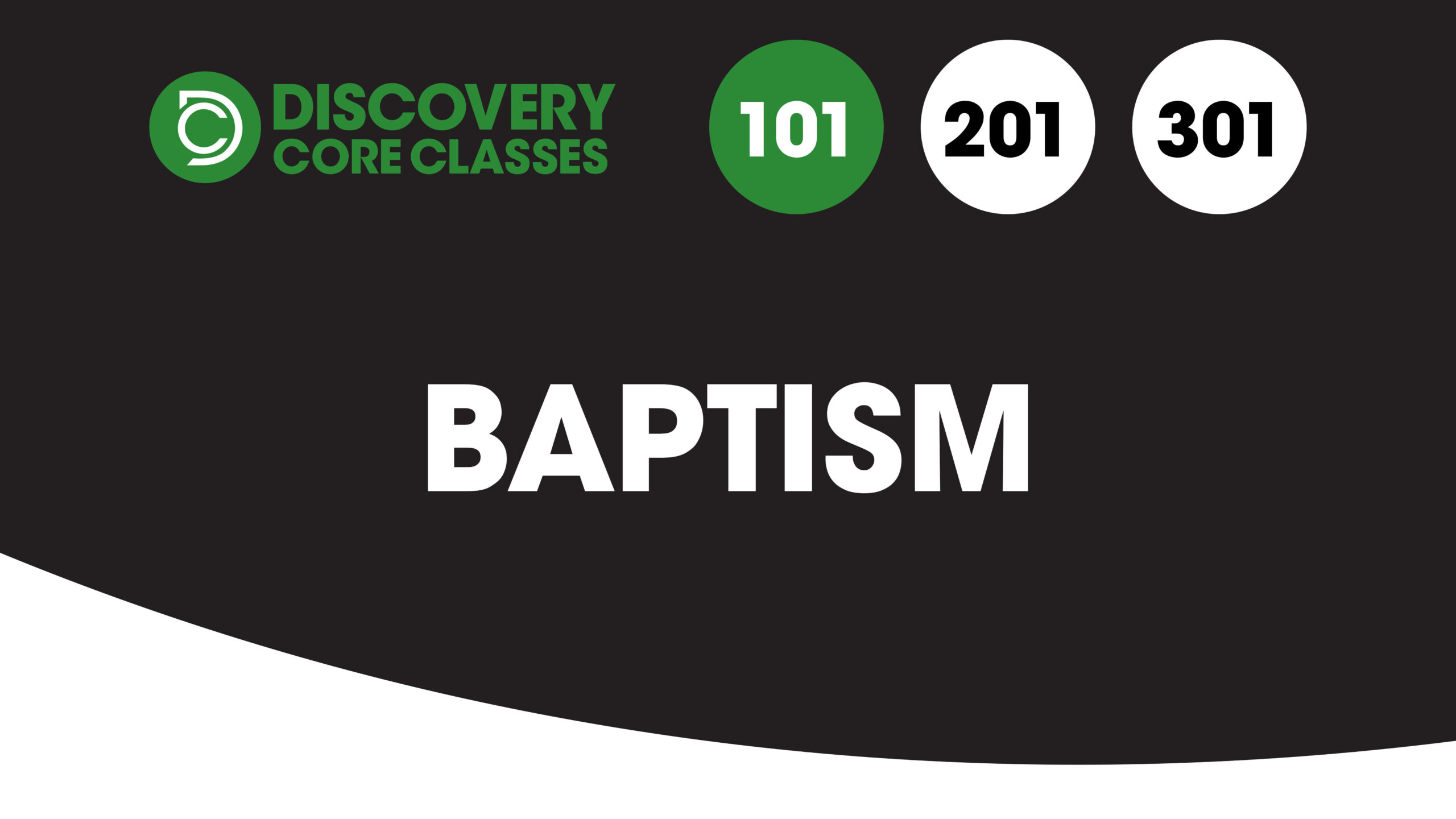 101 Baptism Class